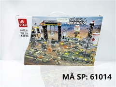61014  HỘP LOGO RÁP XE TĂNG QUÂN SỰ 966 MIẾNG Glory Mission (JIE STAR)
