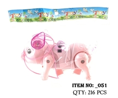_051  TÚI HEO PIN ĐÈN + DÂY DẮT (OPP)