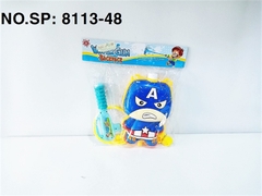 8113-48 TÚI CÂY BẮN NƯỚC BÌNH BALO ĐEO LƯNG SIÊU NHÂN CAPTIAN (PVC)