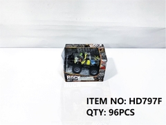 HD797F HỘP XE JEEP ĐỊA HÌNH ĐIỀU KHIỂN 7 ĐỘNG TÁC, KHÔNG SẠC, TL 1:43 HD787, HD727