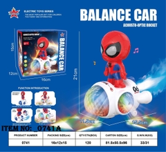 _0741A  HỘP SIÊU NHÂN NHỆN LÁI HỎA TIỄN PIN PHUN KHÓI