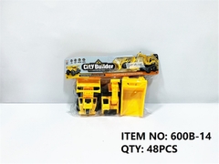 600B-14 TÚI XE CÔNG TRÌNH KHÔNG TRỚN 3C ĐỦ MẪU (CÀO, XÚC, BEN) (PVC) City Builder