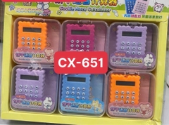 CX-651  LỐC MÁY TÍNH TIỀN MÀU 12 CÁI