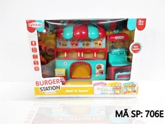 706E HỘP BẾP QUẦY BÁN BÁNH MÌ HAMBURGER BURGER STATION