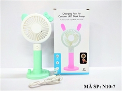N10-7 HỘP QUẠT BÀN PIN + ĐẾ + SẠC USB N10-1, N10-2, N10-3, N10-4, N10-5, N10-9, N10-10