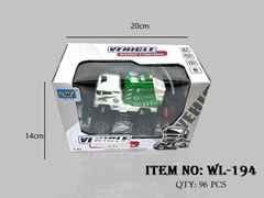 WL-194 HỘP XE CÔNG TRÌNH HỐT RÁC ĐỊA HÌNH ĐIỀU KHIỂN 7 ĐỘNG TÁC, KHÔNG SẠC, TL 1:43 WL-187 - WL-194, WL-187B - WL-194B