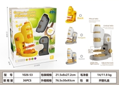 1026-53  HỘP KÍNH HIỂN VI PIN