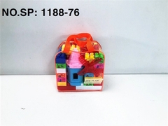 1188-76 TÚI RÁP GIỎ XÁCH LÂU ĐÀI + 1C CHONG CHÓNG 46 MIẾNG Fun Blocks