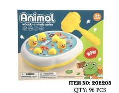 202203 HỘP ĐẬP CHUỘT VỊT PIN 6C + 1C BÚA, KHÔNG PIN