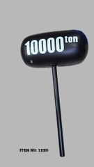 1220  TÚI 10C BÓNG PHAO HÌNH BÚA MÀU ĐEN