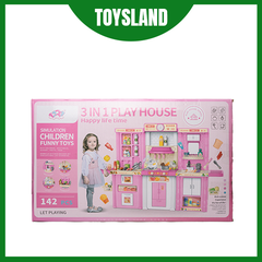 1234-7F HỘP NHÀ BẾP PIN 3 IN 1 142 MIẾNG