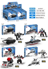 123-786-789  HỘP LOGO RÁP ROBO, XE TĂNG, MÁY BAY, TÀU HỘP 8C