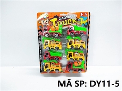 DY11-5 VỈ XE CÔNG TRÌNH TRỚN 8C ĐỦ MẪU (BỒN, BEN, CÀO, CẨU)