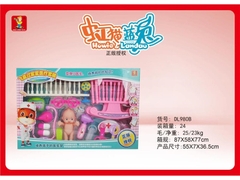 DL980B HỘP BÁC SĨ TAI NGHE, GIƯỜNG, BÚA, KÉO, THUỐC + 1C BÉ