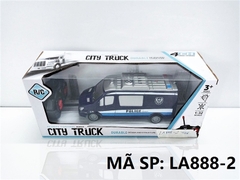 LA888-2 HỘP XE CS ĐK 7 Đ.TÁC, KHÔNG SẠC TL 1:32 City Truck