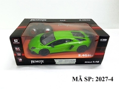 2027-4 HỘP XE HƠI LAMBORGHINI ĐIỀU KHIỂN 7 ĐỘNG TÁC CÓ SẠC TL 1:16