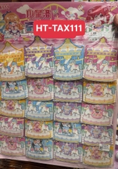 HT-TAX111 VỈ 20 MIẾNG DÁN TƯƠNG TÁC ĐU QUAY NGỰA