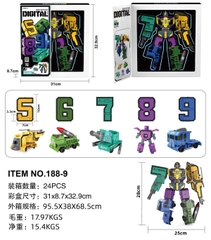 188-9  HỘP RÁP ROBO BIẾN HÌNH SỐ HỌC