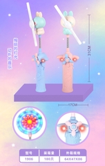 1906  TÚI CÂY QUAY PIN LABUBU ĐÈN (OPP)