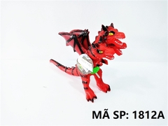1812A TÚI THÚ RỒNG (KHỦNG LONG) CÁNH, 3 ĐẦU MỀM PIN 1C (THÚ MỀM)