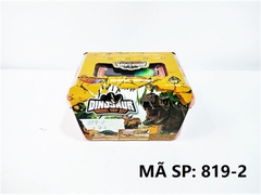 819-2 HỘP VALI THÚ KHỦNG LONG 9C (5 NHỎ, 3 TRUNG, 1 LỚN) + CÂY, TRỨNG, ĐÁ, Ổ Dinosaur model toy set 819-