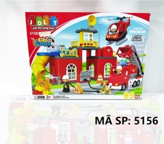 5156 HỘP LOGO RÁP XE CỨU HỎA 85 MIẾNG