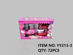 YY213-3 HỘP BẾP PIN KITTY 2 MÓN (MÁY XAY, MÁY TRỘN) YY-213-1, YY-213-2, YY-213-3, YY-213-4, YY-214-1, YY-214-2