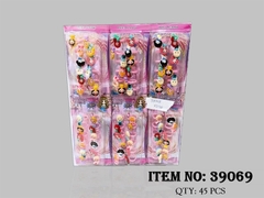 39069 VỈ HỘP 12C NHẪN NHỰA CÔNG CHÚA