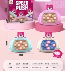 805A HỘP MÁY GAME PIN POP IT GẤU DÂU