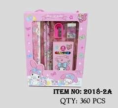 2018-2A  HỘP BỘ DỤNG CỤ HỌC TẬP YUMMY (BÚT CHÌ, CHUỐT, GÔM, THƯỚC)