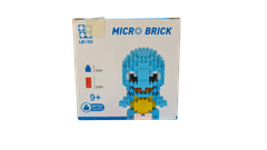 8073A  HỘP LOGO RÁP 3D POKEMON ZENIGAME (RÙA BIỂN) 300 MIẾNG  Micro Brick
