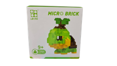 7066A  HỘP LOGO RÁP 3D POKEMON NAETLE (RÙA CỎ) 310 MIẾNG  Micro Brick