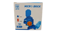 8084A  HỘP LOGO RÁP 3D POKEMON MUDKIP (CÁ NHẢY NƯỚC) 320 MIẾNG  Micro Brick
