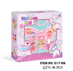 217-6B  HỘP PHẤN TRANG ĐIỂM BƯỚM + SƠN MÓNG TAY