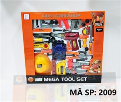 2009 HỘP KỀM BÚA, KHOAN, CƯA, NÓN BẢO HỘ, ỐC VÍT 42 MIẾNG Mega Tool Set 2033, 2031, 2097, 2098, 2115