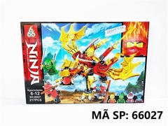 66027 HỘP LOGO RÁP RỒNG BAY NINJA 217 MIẾNG