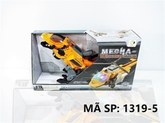 1319-5 HỘP KHỦNG LONG PIN ĐÈN BIẾN HÌNH MÁY BAY TRỰC THĂNG Mecha Dinosaur