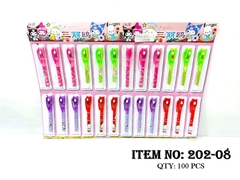 202-08 VỈ 24 CÂY BÚT DẠ QUANG TÀNG HÌNH SANRIO