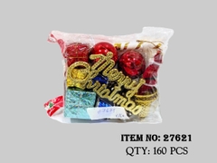 27621  TÚI QUẢ CHÂU TRANG TRÍ CÂY THÔNG NOEL ĐỦ MẪU