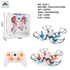 H235-1 HỘP MÁY BAY DRONE ĐIỀU KHIỂN TRÊN KHÔNG 4 CÁNH QUẠT, CÓ SẠC USB