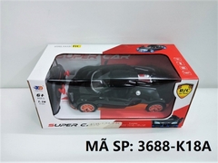 3688-K18A HỘP XE HƠI BUGATTI MỞ CỬA ĐIỀU KHIỂN 7 ĐỘNG TÁC, CÓ SẠC, TL 1:16