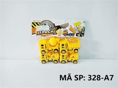 328-A7 TÚI XE CÔNG TRÌNH TRỚN 4C ĐỦ MẪU (TRỘN, BEN, CÀO, CẨU) (PVC)