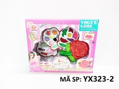 YX323-2  HỘP PHẤN TRANG ĐIỂM HOA HỒNG 3 TẦNG   YX323