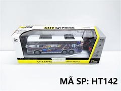 HT142 HỘP XE BUS ĐK 7 Đ.TÁC, KHÔNG SẠC TL 1:32 City Express