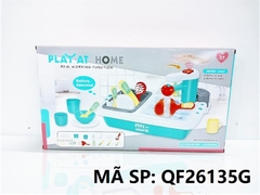 QF26244G HỘP BẾP BỒN RỬA CHÉN PIN Play At Home (XANH)