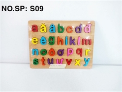 S09 BẢNG GỖ CHỮ CÁI TIẾNG VIỆT IN THƯỜNG