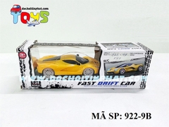922-9B HỘP XE HƠI FERRARI ĐIỀU KHIỂN 7 ĐỘNG TÁC, BÁNH ĐÈN, KHÔNG SẠC, TL 1:24