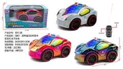 3011-2B  HỘP XE HƠI CẢNH SÁT ĐIỀU KHIỂN 3 ĐỘNG TÁC ĐÈN LED 3D, KHÔNG SẠC