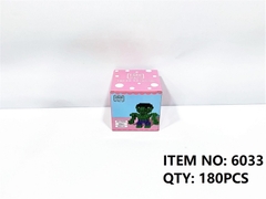 6033 HỘP LOGO RÁP 3D AVENGERS 608 MIẾNG NGƯỜI XANH THE-HULK YP6033