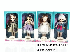 BY-1811F HỘP BABY 1C KHỚP, MẮT THỦY TINH, LƯỢC